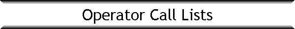 Operator Call Lists